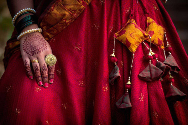 Hand embroidered premium Khunn bridal lehenga - WEAR COURAGE