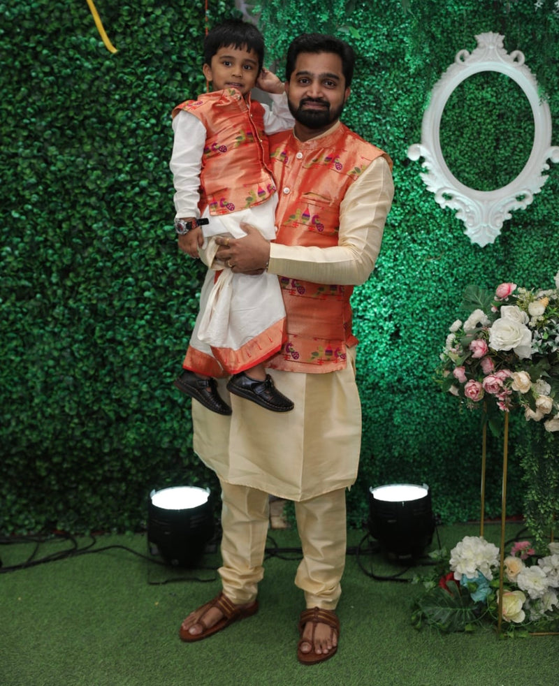 Boy's premium Paithani jacket