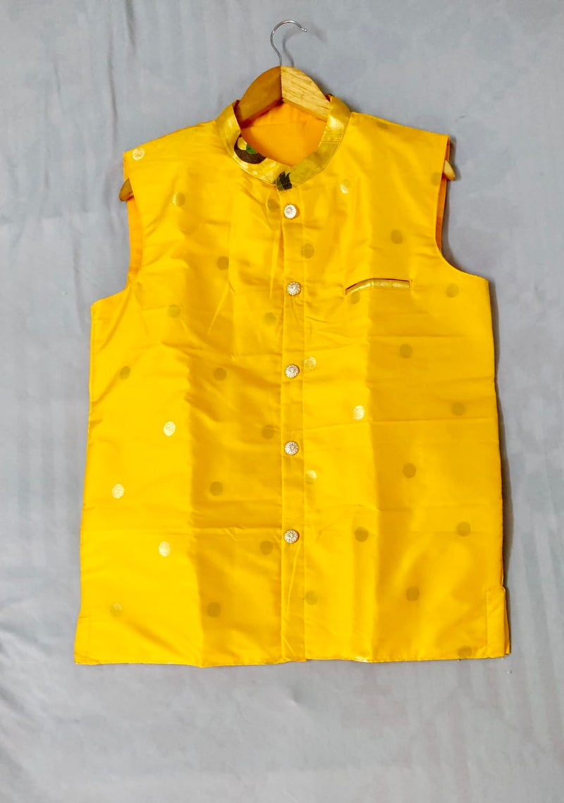 Men’s premium paithani jacket - yellow