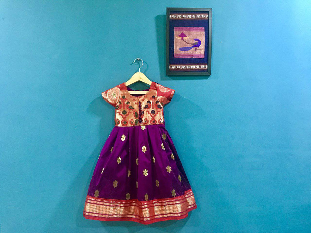 Ramani Creations - #newlaunch Paithani dress All sizes available For order  https://wa.me/919850307761 #Ramanicreations #silkdress #paithanifrock  #cotton ##frock #parkarpolka #ethnicwear #indianwear #marathimulgi  #maharashtra #semisilk #onlineshopping ...
