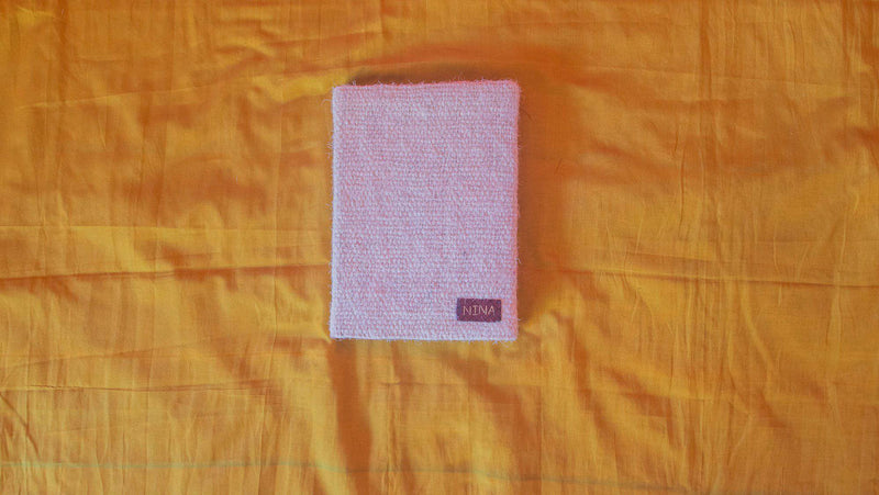 Personalised premium handwoven Ghongadi notebook - White - WEAR COURAGE